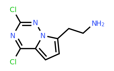 CAS 2090583-96-1 | 2-{2,4-dichloropyrrolo[2,1-f][1,2,4]triazin-7-yl}ethan-1-amine