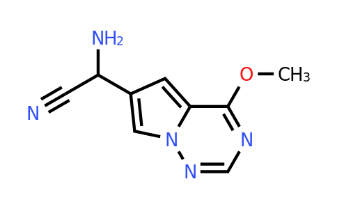 CAS 2090662-03-4 | 2-amino-2-{4-methoxypyrrolo[2,1-f][1,2,4]triazin-6-yl}acetonitrile