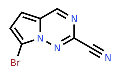 CAS 2090675-40-2 | 7-bromopyrrolo[2,1-f][1,2,4]triazine-2-carbonitrile