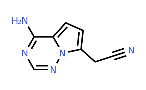 CAS 2090763-35-0 | 2-{4-aminopyrrolo[2,1-f][1,2,4]triazin-7-yl}acetonitrile