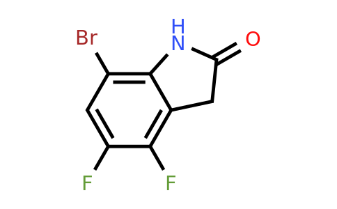 CAS 2090777-89-0 | 7-bromo-4,5-difluoro-indolin-2-one