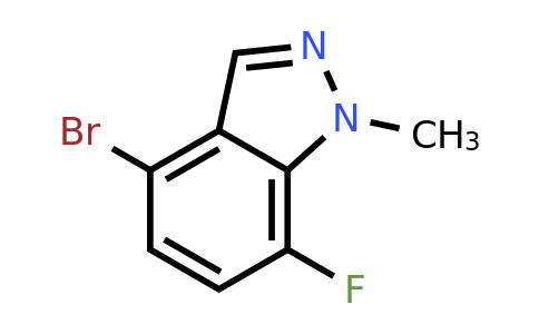 CAS 2090912-84-6 | 4-bromo-7-fluoro-1-methyl-1H-indazole