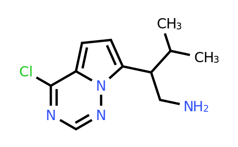 CAS 2090952-43-3 | 2-{4-chloropyrrolo[2,1-f][1,2,4]triazin-7-yl}-3-methylbutan-1-amine