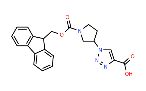 CAS 2091116-27-5 | 1-(1-{[(9H-fluoren-9-yl)methoxy]carbonyl}pyrrolidin-3-yl)-1H-1,2,3-triazole-4-carboxylic acid