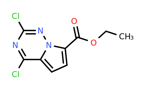 CAS 2091158-04-0 | ethyl 2,4-dichloropyrrolo[2,1-f][1,2,4]triazine-7-carboxylate