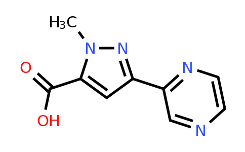 CAS 2091184-83-5 | 2-methyl-5-pyrazin-2-yl-pyrazole-3-carboxylic acid