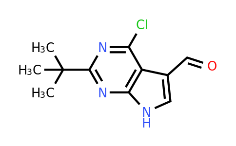 CAS 2091216-63-4 | 2-tert-butyl-4-chloro-7H-pyrrolo[2,3-d]pyrimidine-5-carbaldehyde