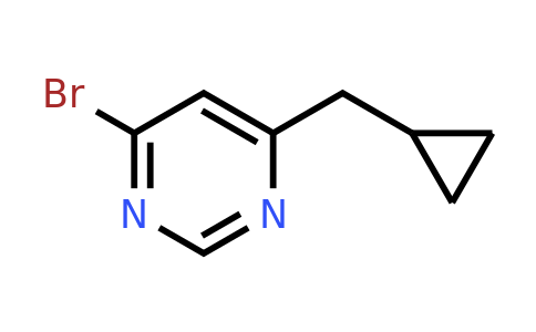 CAS 2091217-82-0 | 4-bromo-6-(cyclopropylmethyl)pyrimidine