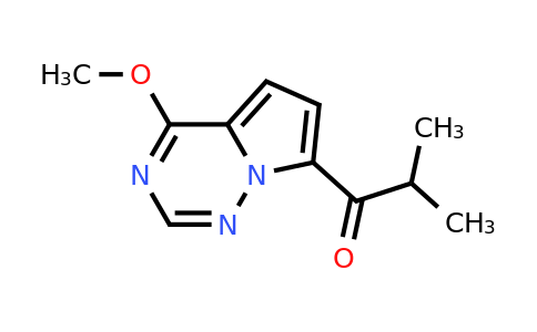 CAS 2091240-42-3 | 1-{4-methoxypyrrolo[2,1-f][1,2,4]triazin-7-yl}-2-methylpropan-1-one