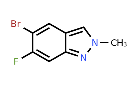 CAS 2091272-22-7 | 5-bromo-6-fluoro-2-methyl-2H-indazole