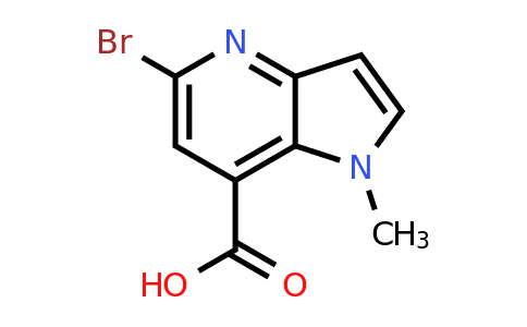 CAS 2091299-15-7 | 5-bromo-1-methyl-1H-pyrrolo[3,2-b]pyridine-7-carboxylic acid