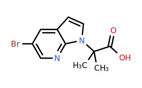 CAS 2091355-10-9 | 2-{5-bromo-1H-pyrrolo[2,3-b]pyridin-1-yl}-2-methylpropanoic acid