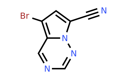CAS 2091366-16-2 | 5-bromopyrrolo[2,1-f][1,2,4]triazine-7-carbonitrile