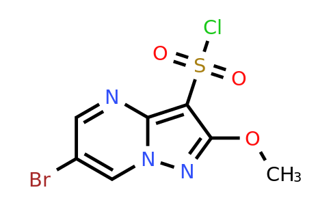 CAS 2091427-15-3 | 6-Bromo-2-methoxypyrazolo[1,5-a]pyrimidine-3-sulfonyl chloride