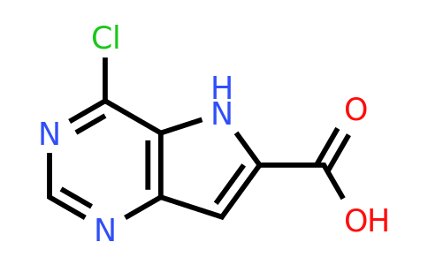 CAS 2091448-93-8 | 4-chloro-5H-pyrrolo[3,2-d]pyrimidine-6-carboxylic acid