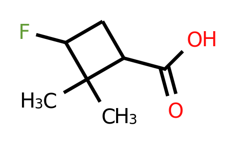 CAS 2091468-61-8 | 3-fluoro-2,2-dimethylcyclobutane-1-carboxylic acid