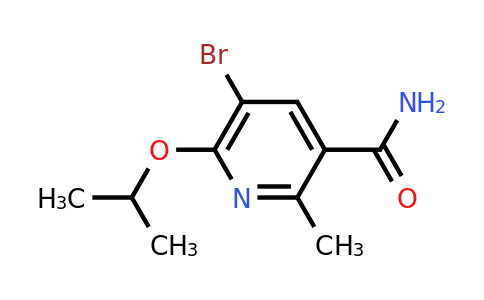 CAS 2091478-34-9 | 5-bromo-6-isopropoxy-2-methyl-pyridine-3-carboxamide