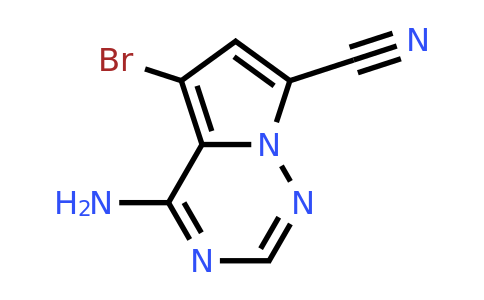 CAS 2091485-71-9 | 4-amino-5-bromopyrrolo[2,1-f][1,2,4]triazine-7-carbonitrile