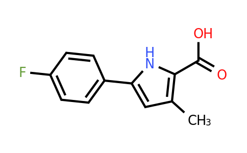 CAS 2091559-86-1 | 5-(4-Fluorophenyl)-3-methyl-1H-pyrrole-2-carboxylic acid
