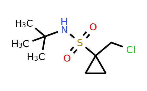 CAS 2091598-02-4 | N-tert-Butyl-1-(chloromethyl)cyclopropane-1-sulfonamide