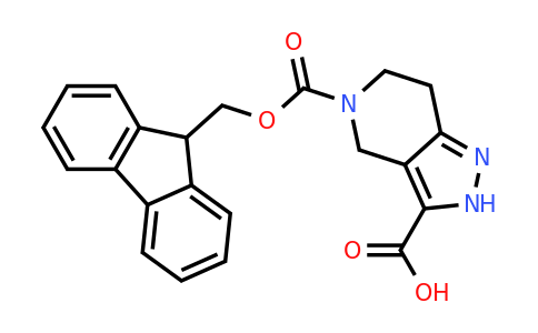 CAS 2091633-90-6 | 5-{[(9H-fluoren-9-yl)methoxy]carbonyl}-2H,4H,5H,6H,7H-pyrazolo[4,3-c]pyridine-3-carboxylic acid