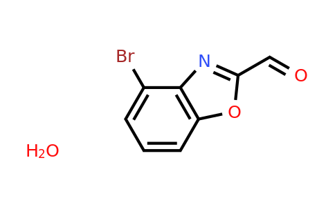 CAS 2091653-48-2 | 4-Bromo-benzooxazole-2-carbaldehyde hydrate
