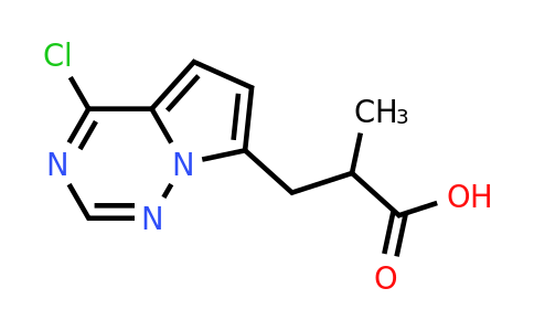 CAS 2091727-60-3 | 3-{4-chloropyrrolo[2,1-f][1,2,4]triazin-7-yl}-2-methylpropanoic acid