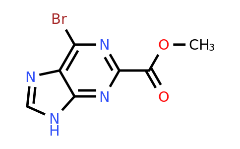 CAS 2091740-24-6 | methyl 6-bromo-9H-purine-2-carboxylate