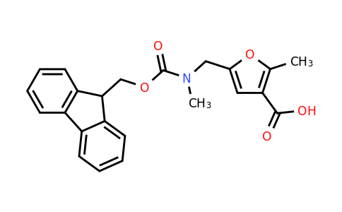 CAS 2091750-79-5 | 5-[({[(9H-fluoren-9-yl)methoxy]carbonyl}(methyl)amino)methyl]-2-methylfuran-3-carboxylic acid