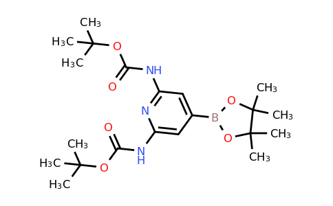 CAS 2091886-28-9 | tert-butyl N-(6-{[(tert-butoxy)carbonyl]amino}-4-(tetramethyl-1,3,2-dioxaborolan-2-yl)pyridin-2-yl)carbamate