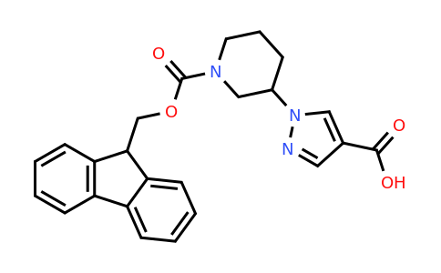 CAS 2091896-93-2 | 1-(1-{[(9H-fluoren-9-yl)methoxy]carbonyl}piperidin-3-yl)-1H-pyrazole-4-carboxylic acid