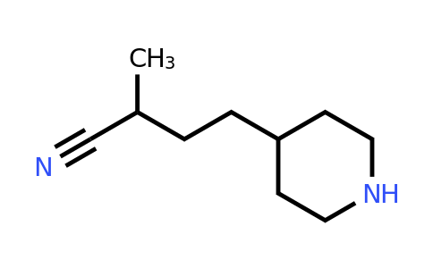 CAS 2091984-87-9 | 2-methyl-4-(4-piperidyl)butanenitrile