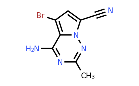 CAS 2092033-46-8 | 4-amino-5-bromo-2-methylpyrrolo[2,1-f][1,2,4]triazine-7-carbonitrile