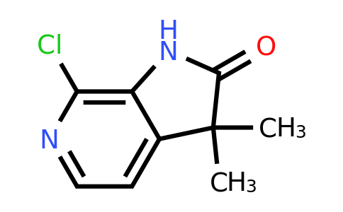 CAS 2092061-66-8 | 7-chloro-3,3-dimethyl-1H-pyrrolo[2,3-c]pyridin-2-one
