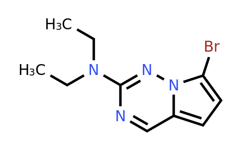 CAS 2092062-29-6 | 7-bromo-N,N-diethylpyrrolo[2,1-f][1,2,4]triazin-2-amine