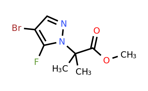 CAS 2092077-14-8 | methyl 2-(4-bromo-5-fluoro-pyrazol-1-yl)-2-methyl-propanoate