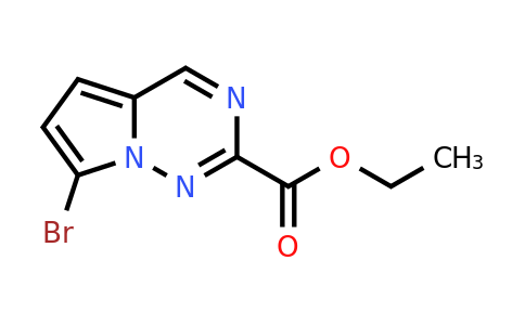 CAS 2092092-79-8 | ethyl 7-bromopyrrolo[2,1-f][1,2,4]triazine-2-carboxylate