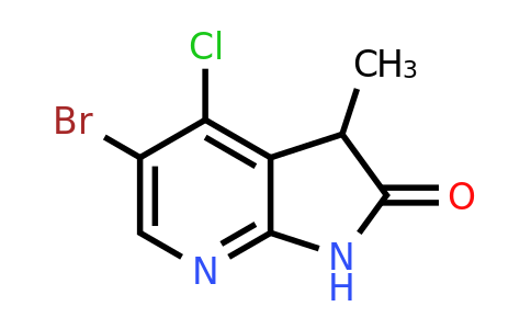 CAS 2092106-88-0 | 5-bromo-4-chloro-3-methyl-1H,2H,3H-pyrrolo[2,3-b]pyridin-2-one