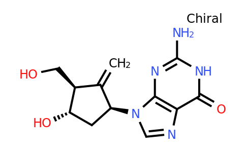 CAS 209216-23-9 | 2-amino-9-[(1S,3R,4S)-4-hydroxy-3-(hydroxymethyl)-2-
methylidenecyclopentyl]-6,9-dihydro-1H-purin-6-one