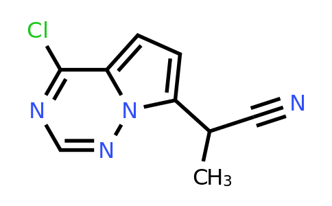 CAS 2092236-42-3 | 2-{4-chloropyrrolo[2,1-f][1,2,4]triazin-7-yl}propanenitrile