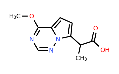 CAS 2092237-77-7 | 2-{4-methoxypyrrolo[2,1-f][1,2,4]triazin-7-yl}propanoic acid