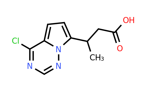 CAS 2092312-46-2 | 3-{4-chloropyrrolo[2,1-f][1,2,4]triazin-7-yl}butanoic acid