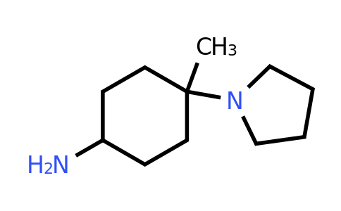 CAS 2092357-20-3 | 4-Methyl-4-(pyrrolidin-1-yl)cyclohexan-1-amine
