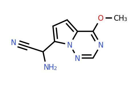 CAS 2092431-21-3 | 2-amino-2-{4-methoxypyrrolo[2,1-f][1,2,4]triazin-7-yl}acetonitrile