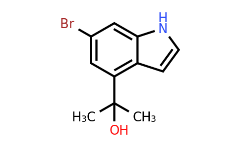 CAS 2092452-49-6 | 2-(6-bromo-1H-indol-4-yl)propan-2-ol