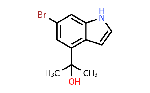 2-(6-bromo-1H-indol-4-yl)propan-2-ol