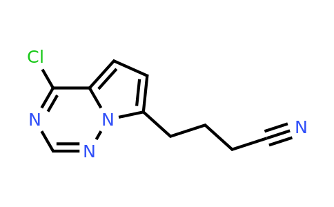 CAS 2092473-48-6 | 4-{4-chloropyrrolo[2,1-f][1,2,4]triazin-7-yl}butanenitrile
