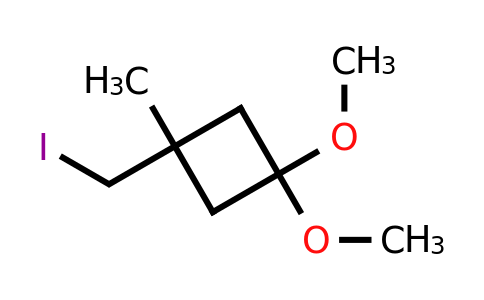 CAS 2092509-35-6 | 1-(iodomethyl)-3,3-dimethoxy-1-methylcyclobutane