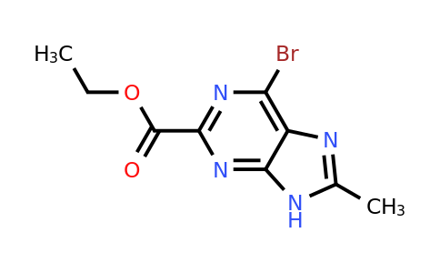CAS 2092548-26-8 | ethyl 6-bromo-8-methyl-9H-purine-2-carboxylate