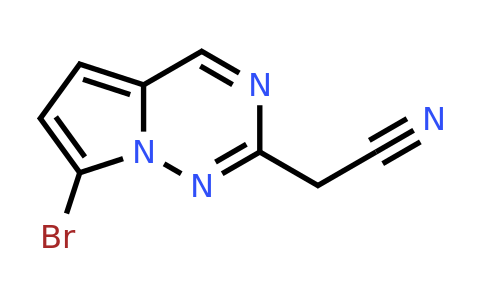CAS 2092654-66-3 | 2-{7-bromopyrrolo[2,1-f][1,2,4]triazin-2-yl}acetonitrile